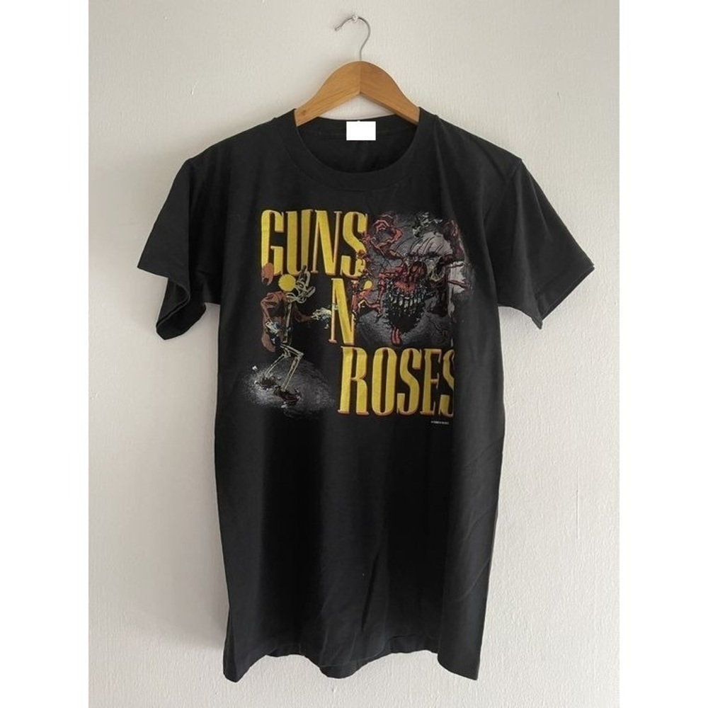 Retro Guns N Roses Was Here 1986 Rock Unisex Tshirt Gift For Fan
